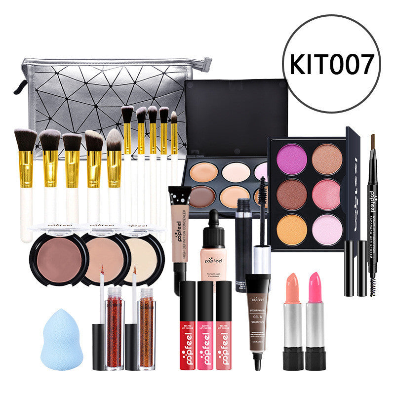 Makeup Cosmetics Set Beginner Combination Concealer Eyeliner Eyebrow Pencil Makeup Cosmetics Set Beginner Combination Concealer Eyeliner Eyebrow Pencil